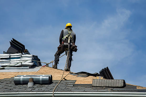 Professional Flat Roof Repair technician working in Flagler, CO